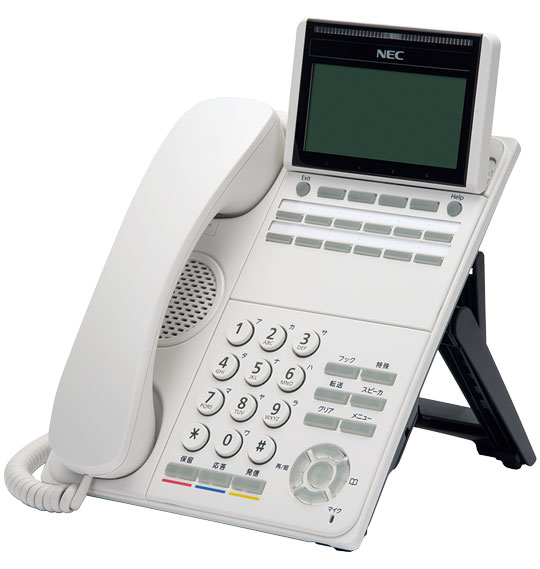 12ボタンデジタル多機能電話機 DTK-12D-1D(WH)TEL ホワイト